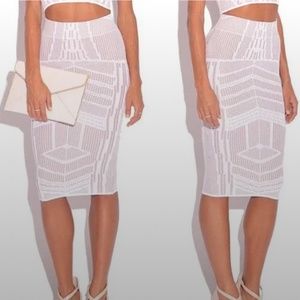 Torn by Ronny Kobo Aztec Bandage Skirt